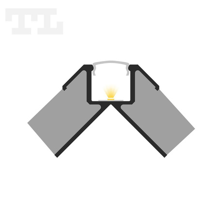 LED P17-3 Profil perforowany 2000 mm anod (nr kat 8617302)