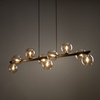 ESTERA WOOD ORZECH BURSZTYN LAMPA WISZACA 9XG9