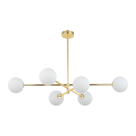 Lampa sufitowa SARIUS Gold 6xG9 wysoka