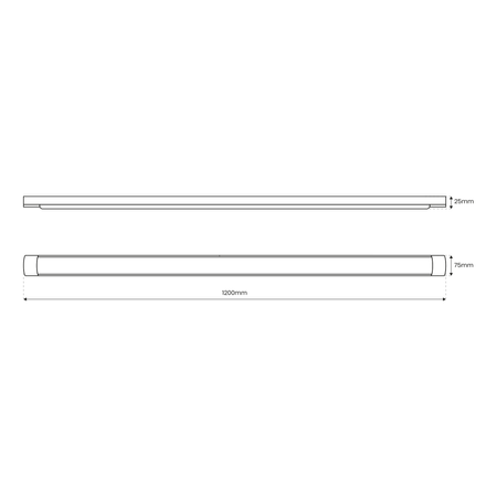 Listwa LED Batten 36W 120cm 4000K