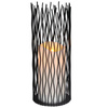 Lampa dekoracyjna Led NYBORG XL czarna 35 cm  IP44 na baterie