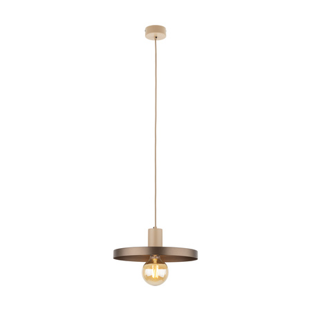 Tk Lighting SILA SABIA BROWN lampa wisząca 1XE27 300