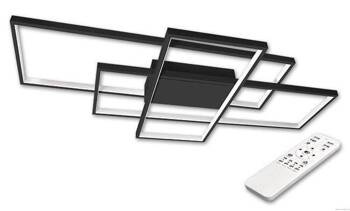 Plafon lampa LED Galaxis Hydra 126W 90x50x8 cm czarny