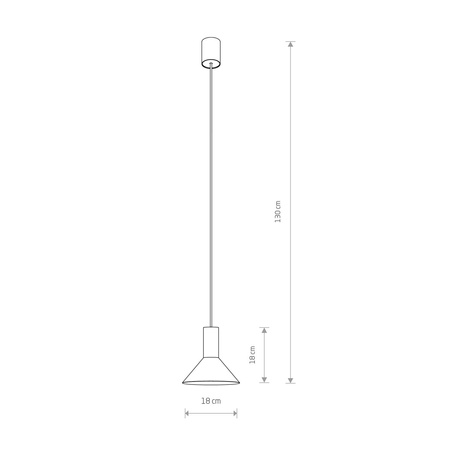 Nowodvorski Lampa wisząca metalowa czarna mosiądz HERMANOS 