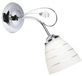 Candellux Simpli kinkiet 1x40W chrom/biały