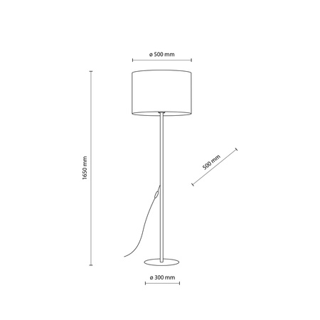 Lampa podłogowa EARTH 1xE27