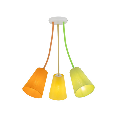 Tk Lighting WIRE COLOUR lampa sufitowa 3xE27