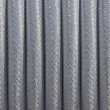 Przewód w oplocie kabel dekoracyjny 3x1,5 biały