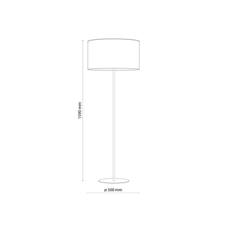 Lampa podłogowa LIBERIA 1xE27