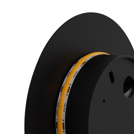 Nowodvorski Kinkiet czarny RING LED S