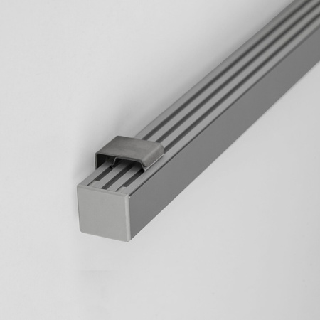 Kluś Mocownik GIP-STN-90D, czarny, stal nierdzewna