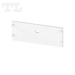 Zaślepka aluminiowa biała P27-2, P27-3, P27-7, GK27-7 z otworem (wkręty w komplecie) (nr kat 7727213)