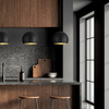 Lampa wisząca ZOE Black 1xE27 M