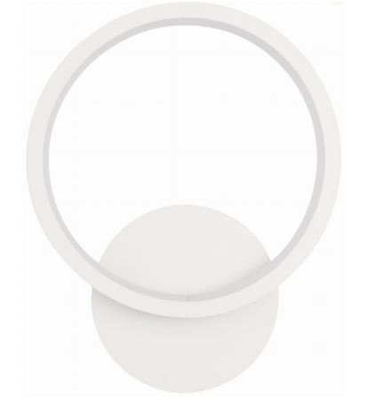Nowoczesny kinkiet Lumino biały okrąg modern LED 12W 4000K