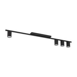 Lampa sufitowa LOGAN Black 4xGU10