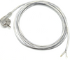 Przewód przyłączeniowy kabel 3x0,75 z wtyczką Uni-Schuko transparent 2m