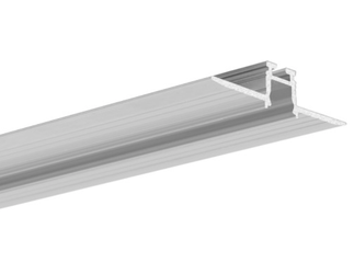 Profil do LED KOZEL-10 wąski architektoniczny wpuszczany Kluś  surowy 3m