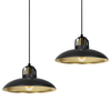 Lampa wisząca FELIX BLACK/GOLD 2xE27