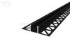 LED P17-2 Profil perforowany 3000 mm czarny lakierowany do płytek i GK (nr kat 8617217)