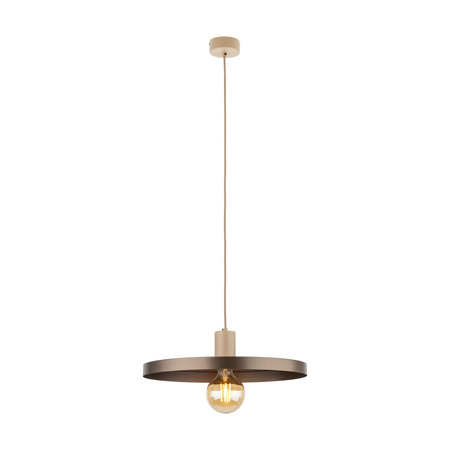 Tk Lighting SILA SABIA BROWN lampa wisząca 1XE27 400