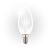 Żarówka FILAMENT LED C37 świeca E14  6W 600lm 4000K