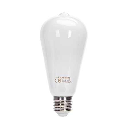 Żarówka Filamentowa mleczna 330°  8W ST64 E27 6500K 