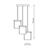 Cantos 3 lampa wiszaca LP-1114/3C