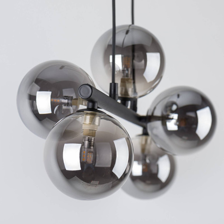 Lampa wisząca ESTERA Black 5xG9