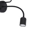 Kinkiet MAJA Black E27 + GU10