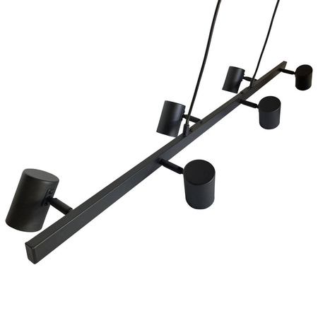 Linia wisząca Snow 6xGU10 czarna