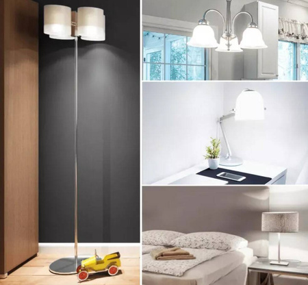 Żarówka Filamentowa mleczna LED ST64 E27 4W zimna