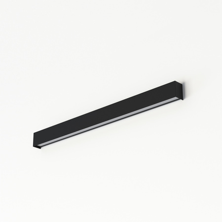 Nowodvorski Kinkiet czarny STRAIGHT WALL LED M 