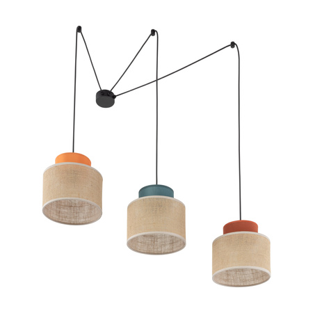 Lampa wisząca Duo JUTA Mix 3xE27