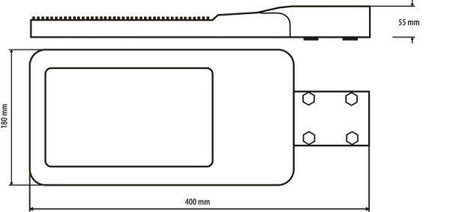 Lampa uliczna parkingowa LED NERO 30W