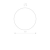 Nowodvorski Kinkiet czarny RING LED S 