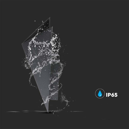 Kinkiet Ścienny V-TAC 5W LED Czarny IP65 VT-825-B 3000K 568lm