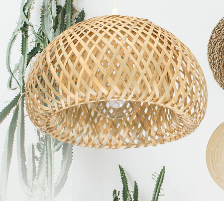 Lampa wisząca BOHO bambusowa 30cm DMT52