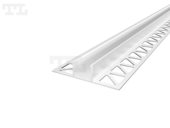 LED P17-2 Profil perforowany 1000 mm biały lakierowany do płytek i GK (nr kat 8617210)