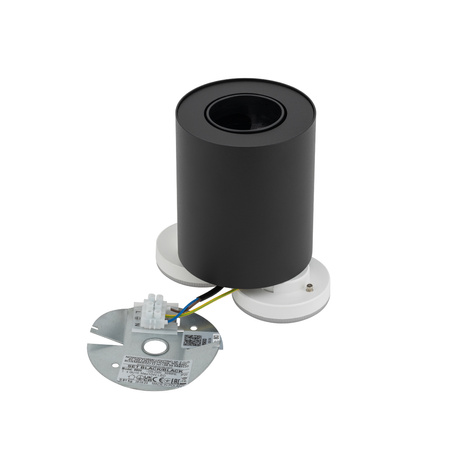 Nowodvorski Lampa punktowa natynkowa czarna SET