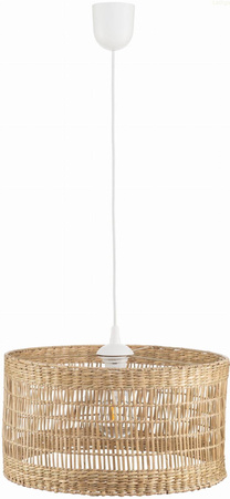 Lampa wisząca BOHO Africa trawa morska walec 30cm