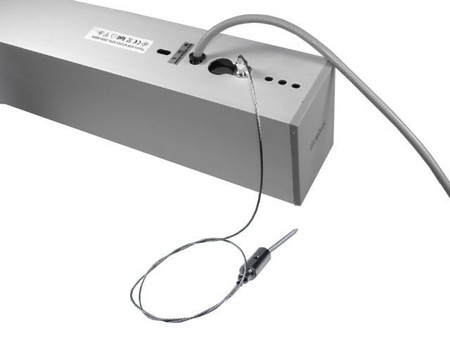 Oprawa Led podwieszana 40W biurowa 3000K ciepła IP40 srebrna