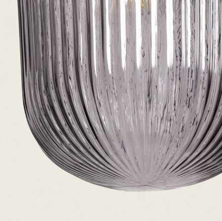 Lampa Wisząca z Metalu i Szkła Windsor 1xE27