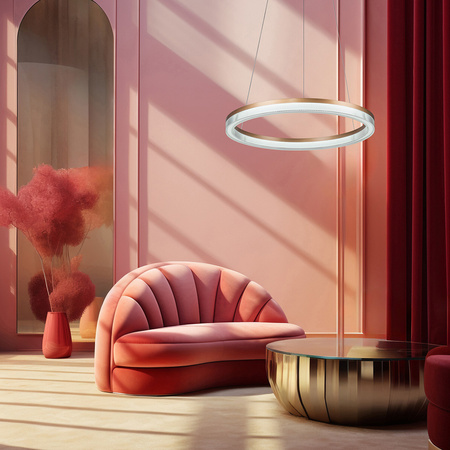 Light prestige Midway Cristal wisząca duża złota Triangle LP-033/1P L GD Cristal Triangle