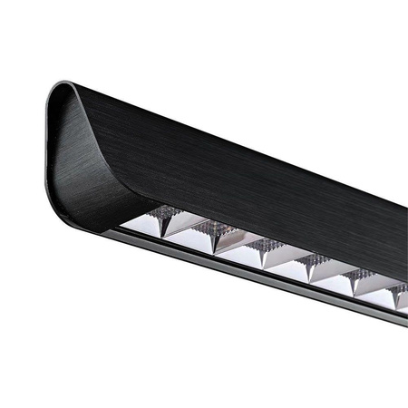 Oprawa V-TAC LED Linear SAMSUNG CHIP LIFUD Driver 36W 60st CCT Zwieszana 120cm Czarna VT-7-36 3000K-4000K-6400K 2880lm 5 Lat Gwarancji