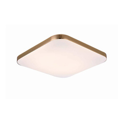 Light prestige Babilon plafon kwadratowy mały 4000K złoty LP-335/1C S 4GD square