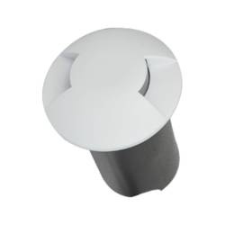 Oprawa Gruntowa 1W LED Biała 2-stronna IP67 VT-1161 6500K 10lm