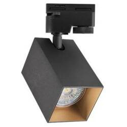 Reflektor szynowy SQUARE Czarny+złoty GU10