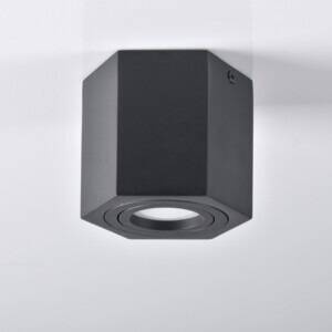 Oprawa natynkowa HEXAGON czarna 1xGU10