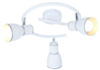 Lampa sufitowa biała/chrom spirala 3xE14 Fido 98-63380