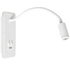 Lampka nocna Kinkiet LED Z USB BASE 8W+2W white biały